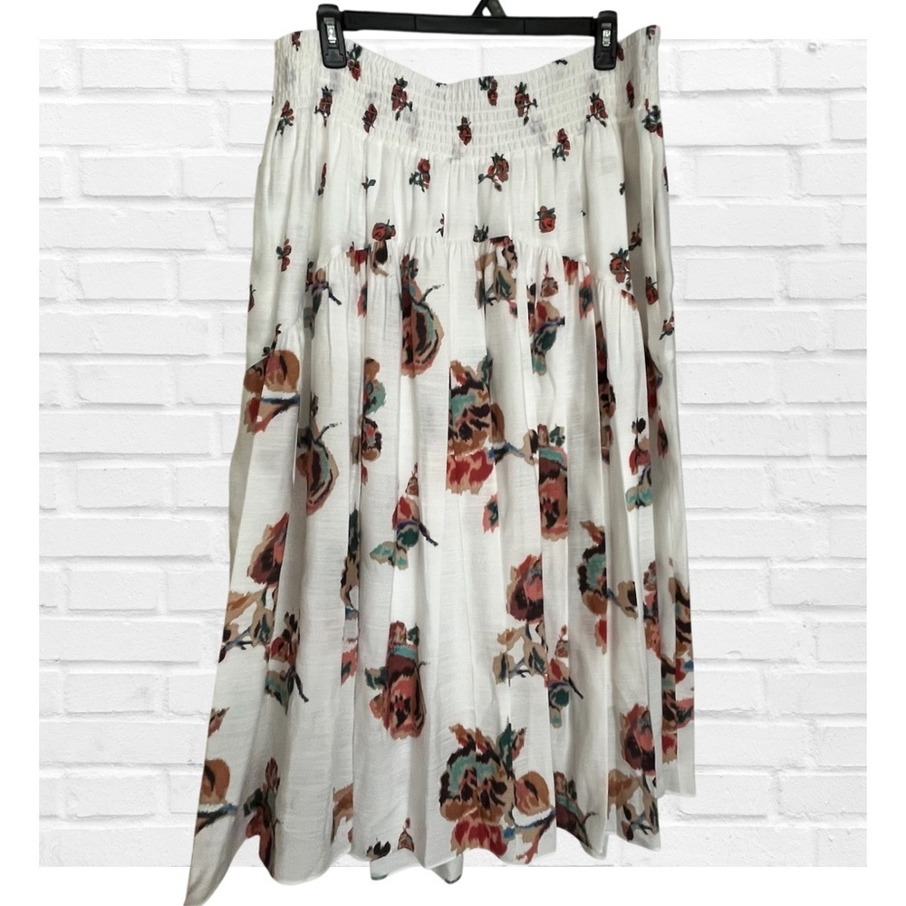 Vince Size 2X Floral A-Line Skirt Cottagecore Cottage Core Romantic Vacation